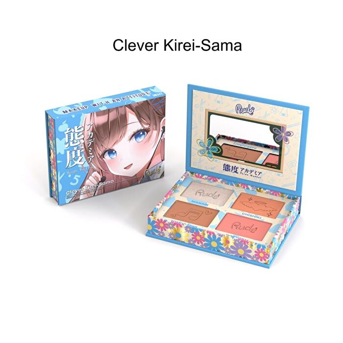 Cosmetics Manga Collection Face Palette - 4 Types - Purr-fect Neko-Chan - 11.2g