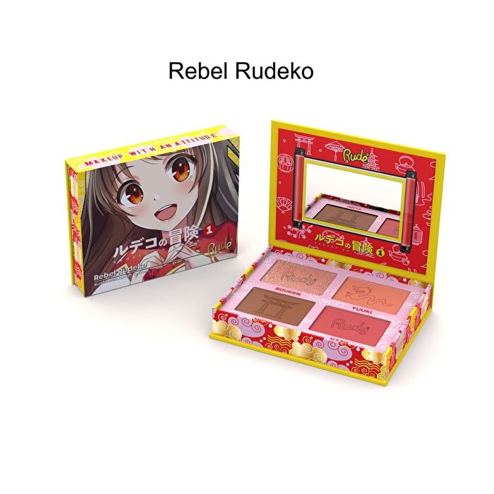 Cosmetics Manga Collection Face Palette - 4 Types - Purr-fect Neko-Chan - 11.2g