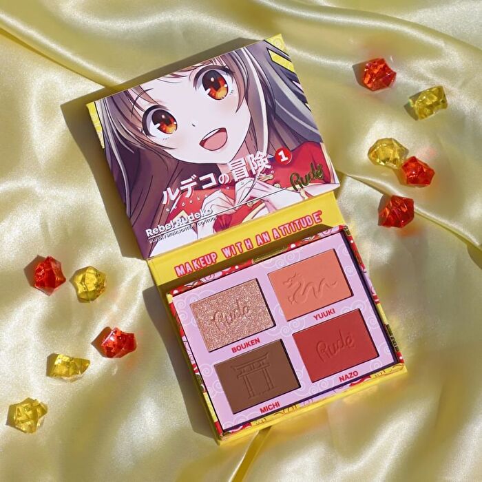 Cosmetics Manga Collection Face Palette - 4 Types - Rebel Rudeko - 11.2g