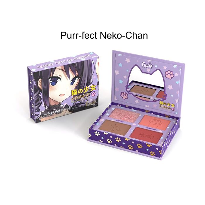 Cosmetics Manga Collection Face Palette - 4 Types - Rebel Rudeko - 11.2g