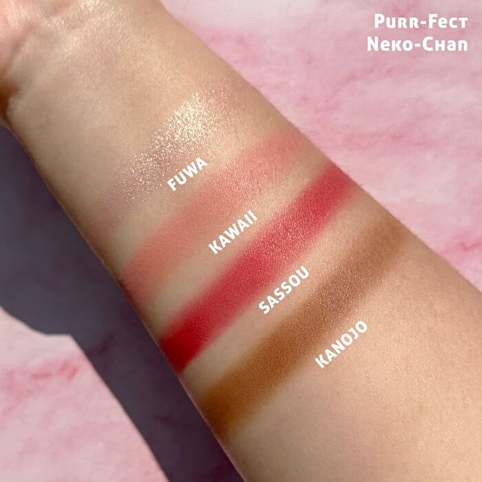 Cosmetics Manga Collection Face Palette - 4 Types - Sweetheart Sawa-Chan - 11.2g