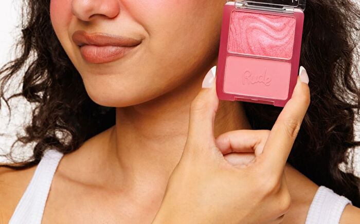 The Glow Up! Matte & Shimmer Blush Duo - 6 Colors - Pink Aura - 6.8g