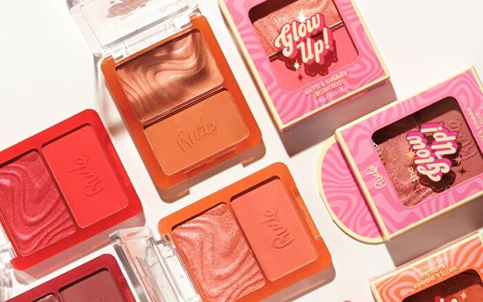 The Glow Up! Matte & Shimmer Blush Duo - 6 Colors - Warm Ginger - 6.8g