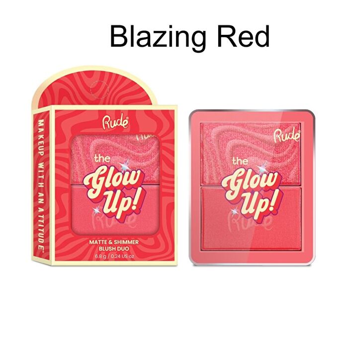 The Glow Up! Matte & Shimmer Blush Duo - 6 Colors - Warm Ginger - 6.8g