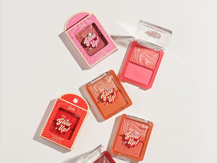The Glow Up! Matte & Shimmer Blush Duo - 6 Colors - Warm Ginger - 6.8g