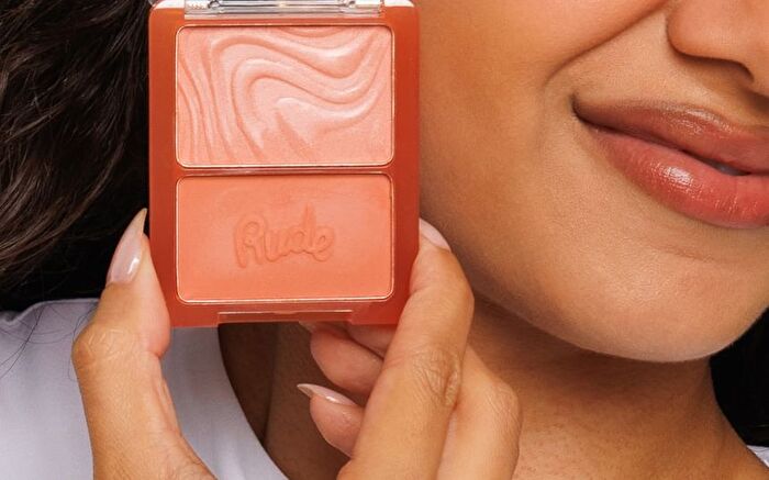The Glow Up! Matte & Shimmer Blush Duo - 6 Colors - Blazing Red - 6.8g