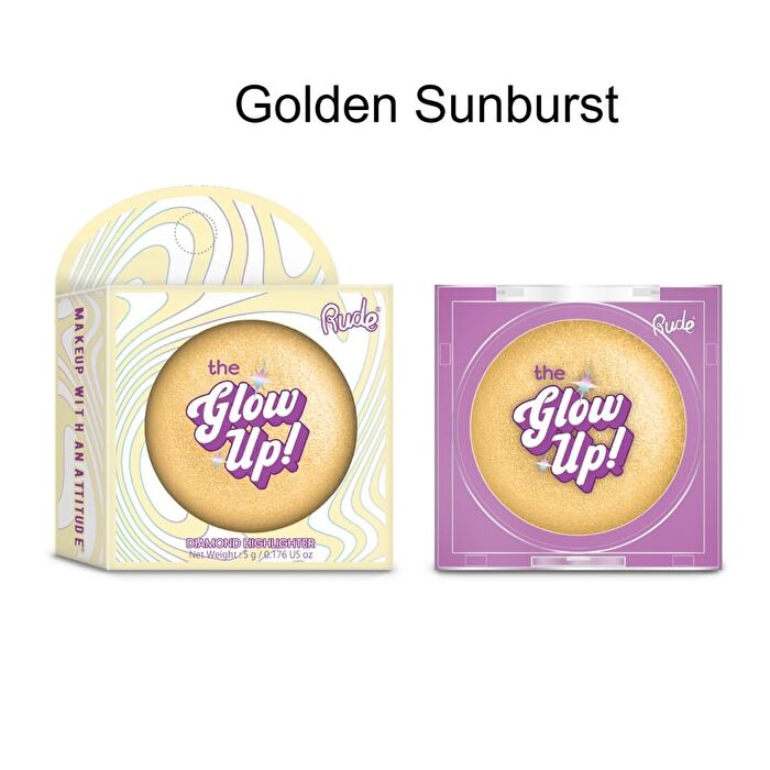 The Glow Up! Diamond Highlighter - 6 Colors - Golden Sunburst - 5g