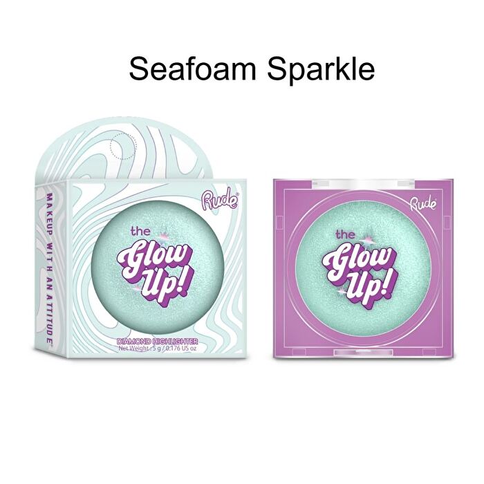 The Glow Up! Diamond Highlighter - 6 Colors - Seafoam Sparkle - 5g