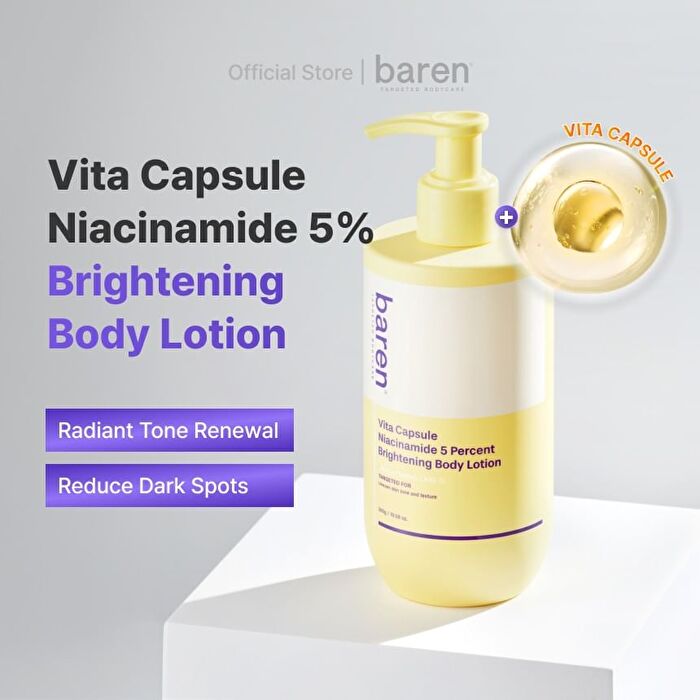 Vita Capsule Niacinamide 5 Percent Brightening Body Lotion - 300g