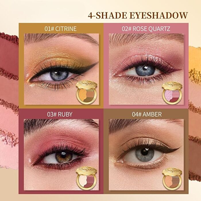 Palace Identity Royal Bloom Eyeshadow - 4 Types - #01 Citrine