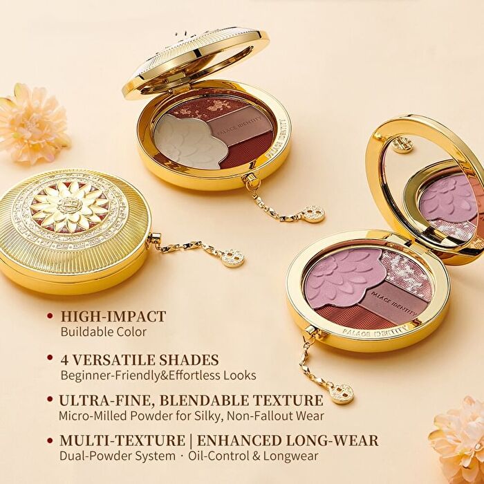 Palace Identity Royal Bloom Eyeshadow - 4 Types - #01 Citrine