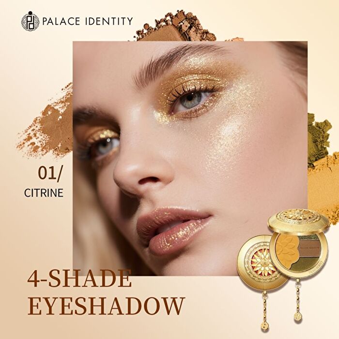 Palace Identity Royal Bloom Eyeshadow - 4 Types - #03 Ruby