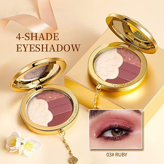 Palace Identity Royal Bloom Eyeshadow - 4 Types - #03 Ruby
