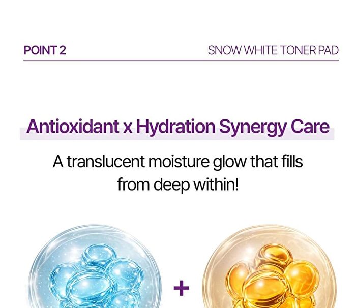 Snow White Toner Pad - 80 pads