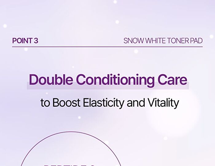 Snow White Toner Pad - 80 pads
