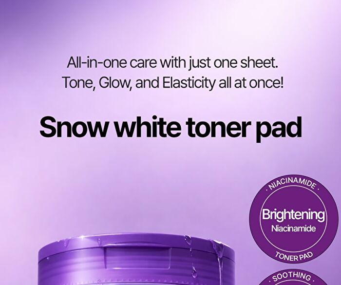 Snow White Toner Pad - 80 pads