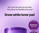 Snow White Toner Pad - 80 pads