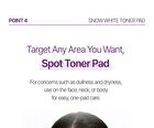 Snow White Toner Pad - 80 pads