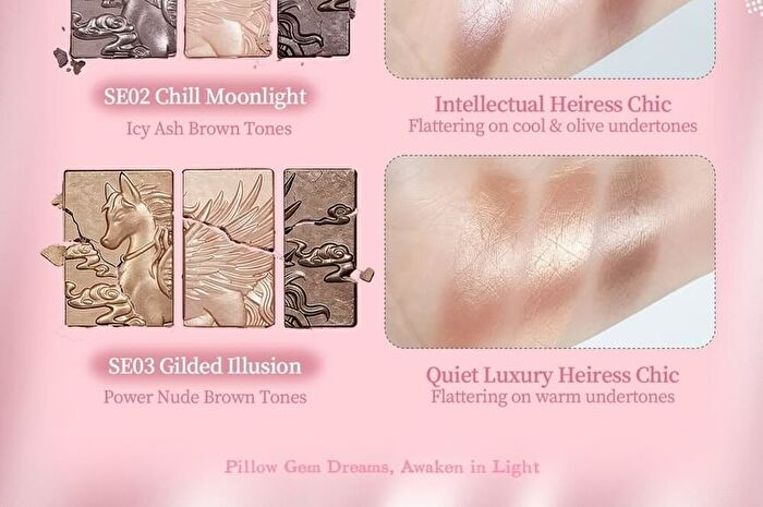 Pillow Gem Eyeshadow Palette - 3 Types - #SE01 Dream In Spring