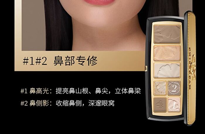 Maogeping 3D Light Contour Pressed Powder Palette - #801 - 18g