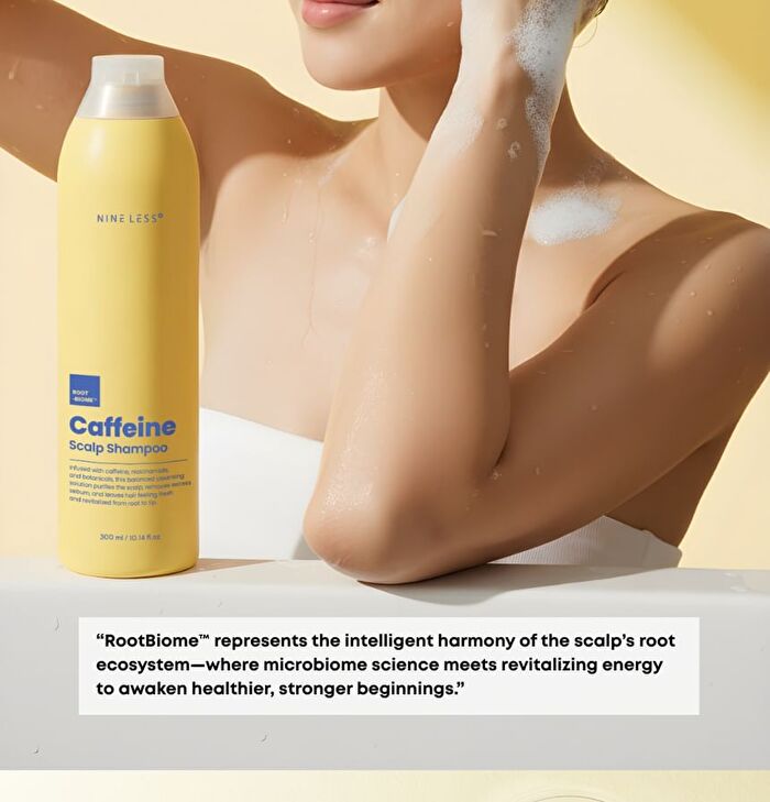 Nineless Root-Biome Caffeine Scalp Shampoo - 300ml