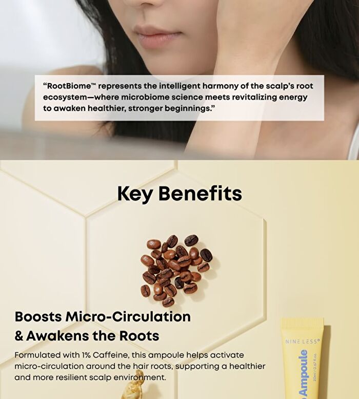 Nineless Root-Biome Caffeine Scalp Ampoule - 20ml