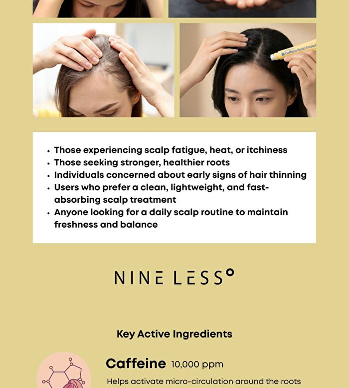 Nineless Root-Biome Caffeine Scalp Ampoule - 20ml