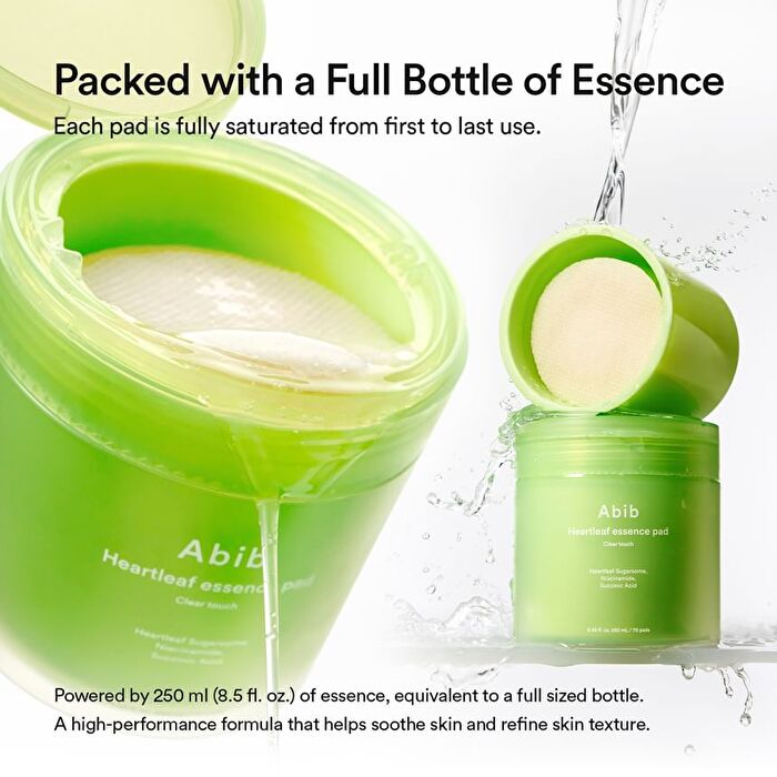 Heartleaf Essence Pad Clear Touch - 70 pads