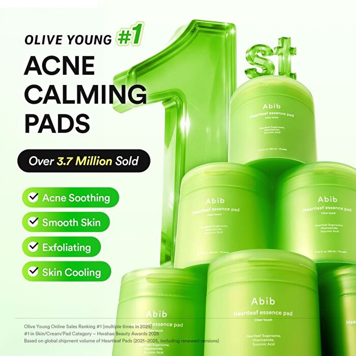Heartleaf Essence Pad Clear Touch - 70 pads