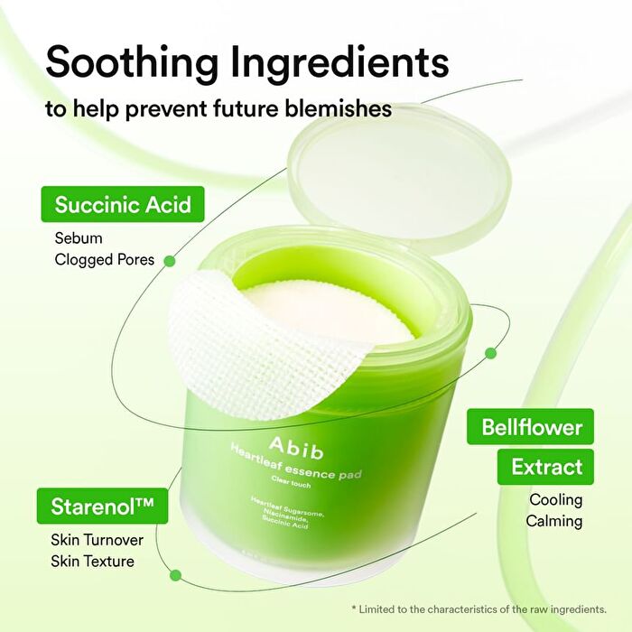 Heartleaf Essence Pad Clear Touch - 70 pads