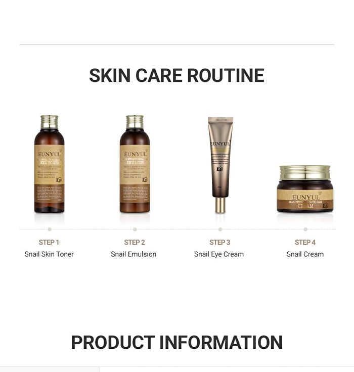 Snail Intensive Facial Care Eye Cream - 2026 Version - 40ml