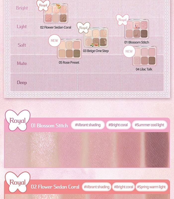 Muse Master Palette - 2 Types - #04 Lilac Talk