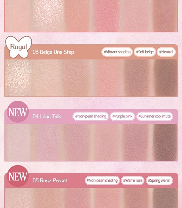Muse Master Palette - 2 Types - #05 Rose Preset