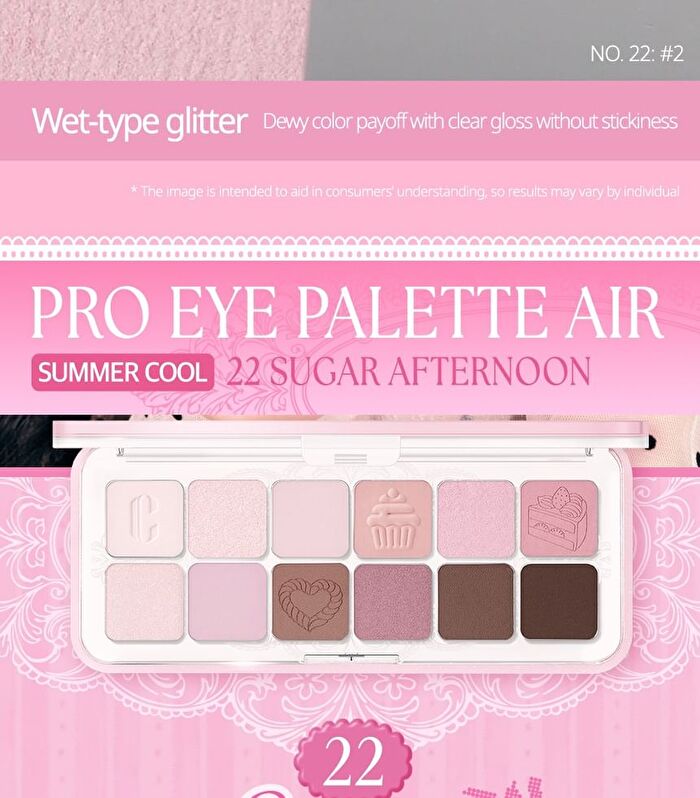 Pro Eye Palette Air Sugar Afternoon Collection - #22 Sugar Afternoon