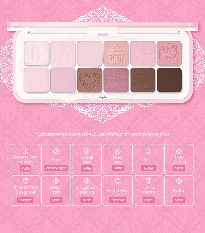 Pro Eye Palette Air Sugar Afternoon Collection - #22 Sugar Afternoon
