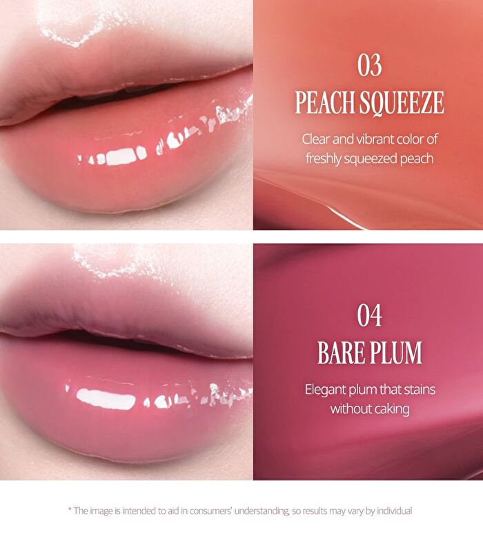 Glaze Lip Serum Set Sugar Afternoon Collection - 4 Colors - #06 Berry Truffle