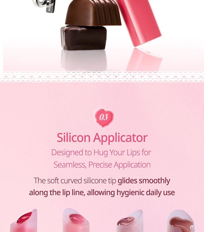 Glaze Lip Serum Set Sugar Afternoon Collection - 4 Colors - #08 Nougat Choco