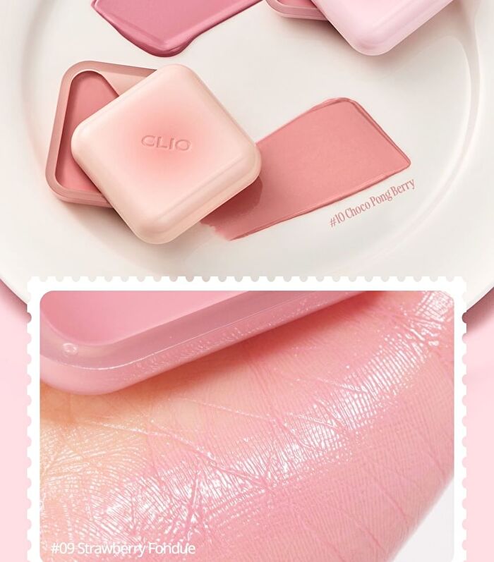 Essential Lipcheek Tap Sugar Afternoon Collection - 2 Colors - #10 Choco Pong Berry