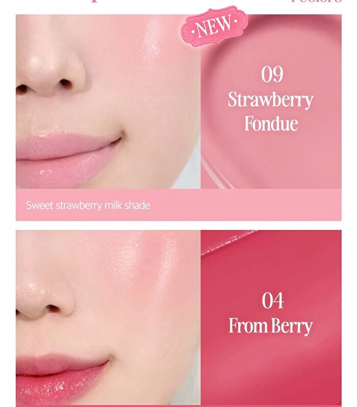 Essential Lipcheek Tap Sugar Afternoon Collection - 2 Colors - #10 Choco Pong Berry