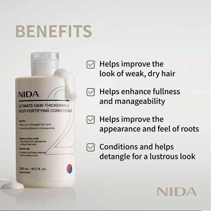 Nida Ultimate Hair-Thickening & Root-Fortifying Conditioner - 250ml