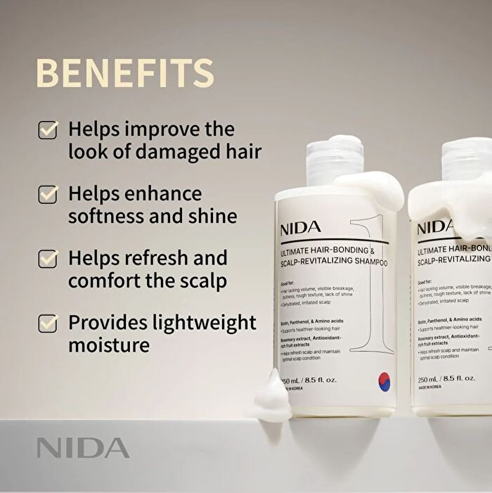 Nida Ultimate Hair-Bonding & Scalp-Revitalizing Shampoo - 250ml