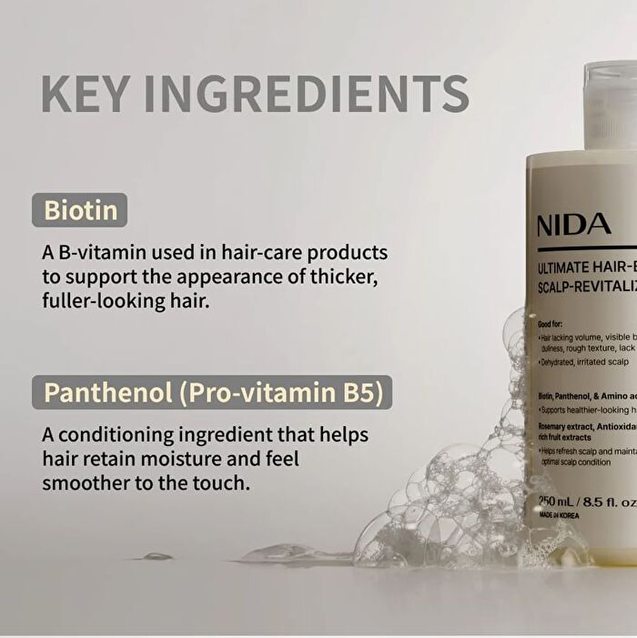 Nida Ultimate Hair-Bonding & Scalp-Revitalizing Shampoo - 250ml