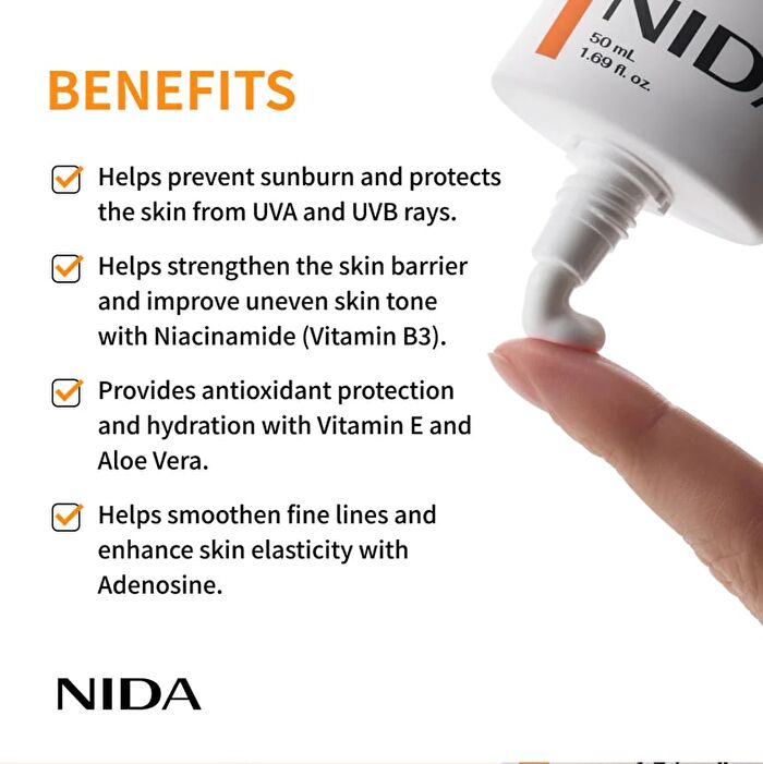 Nida Invisible Fit Sun Cream - 50ml