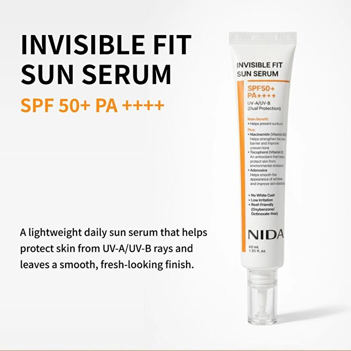 Nida Invisible Fit Sun Serum - 40ml