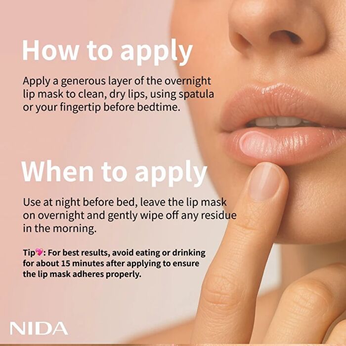 Nida Overnight Lip Mask - 20g