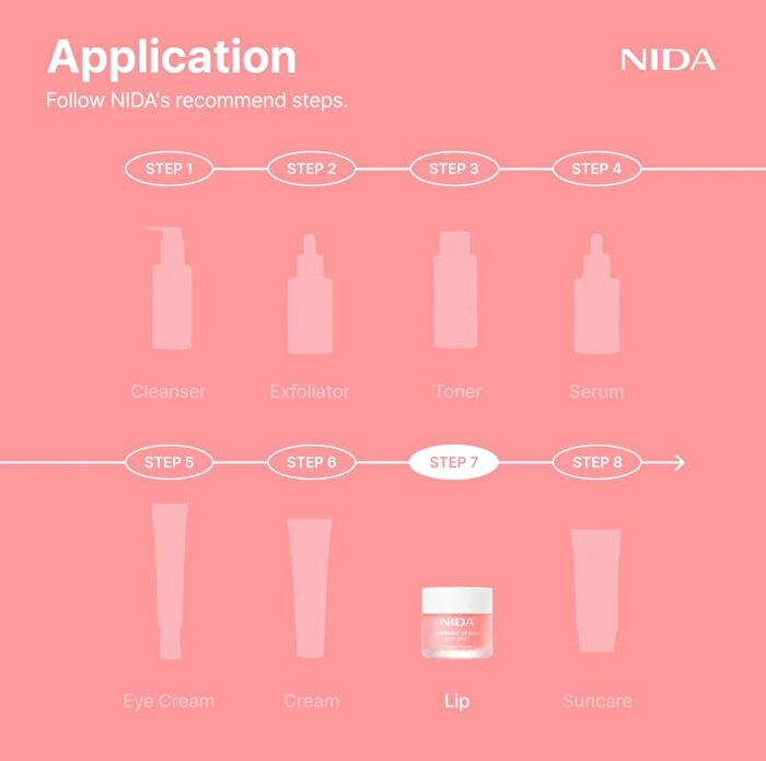 Nida Overnight Lip Mask - 20g