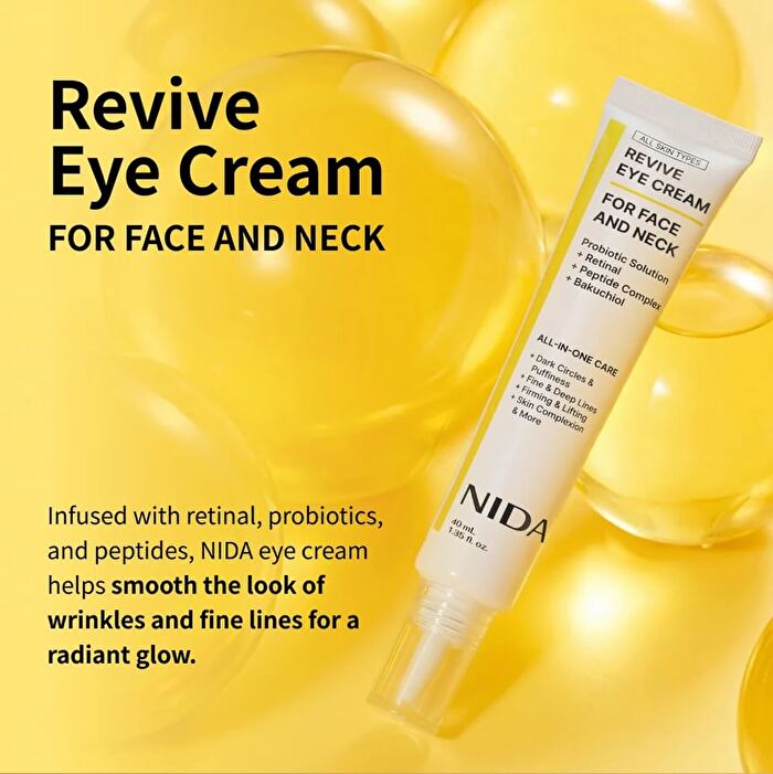 Nida Revive Eye Cream For Face And Neck - 40ml