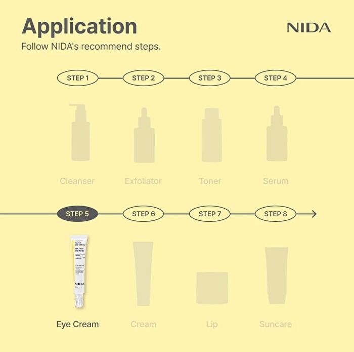 Nida Revive Eye Cream For Face And Neck - 40ml