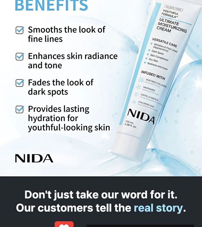 Nida Youthful Formula Ultimate Moisturizing Cream - 100ml