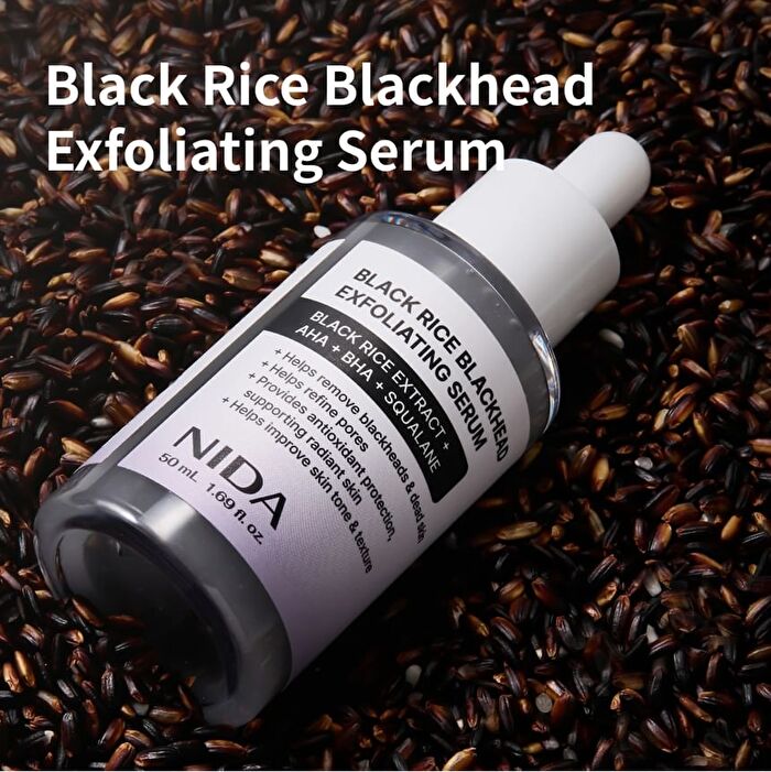 Nida Black Rice Blackhead Exfoliating Serum - 50ml